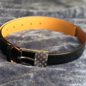Brooks Brothers Logo Buckle Belt